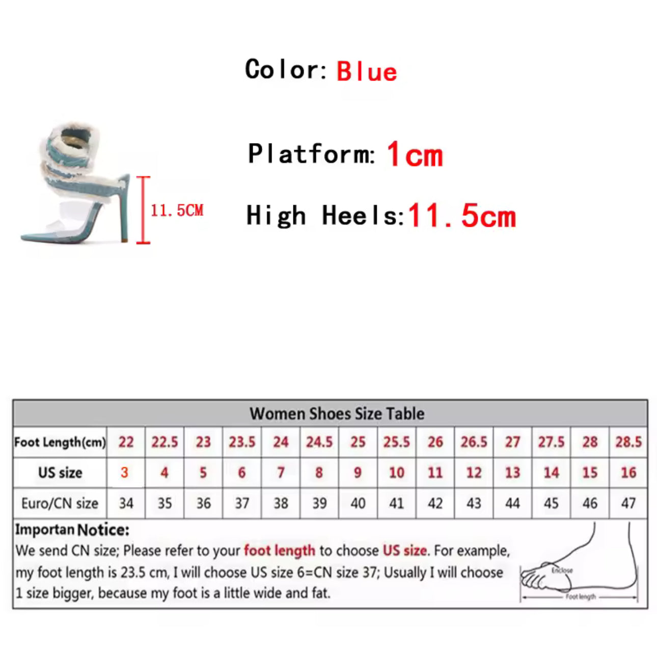 Denim Ankle Women’s Heels